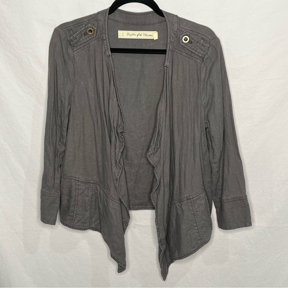 Anthropologie‎ Daughters of the Liberation Draped Surplus Military Jacket Medium
